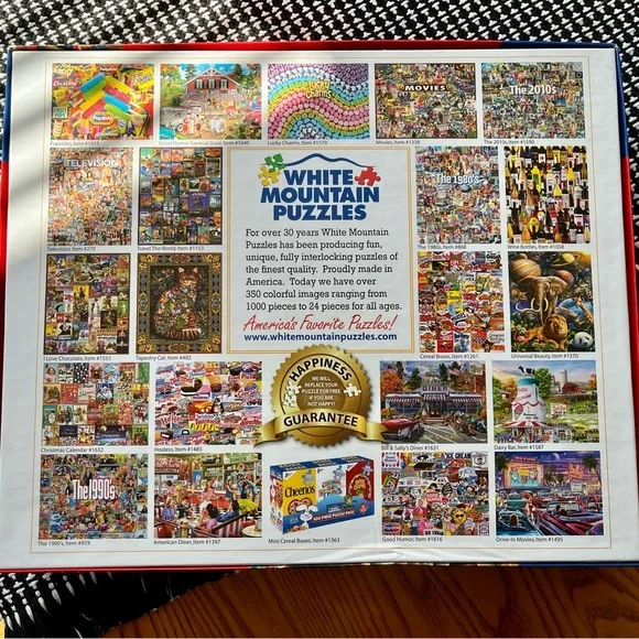 White Mountain Festive Santa and Puppy Puzzle - Picture 4 of 5